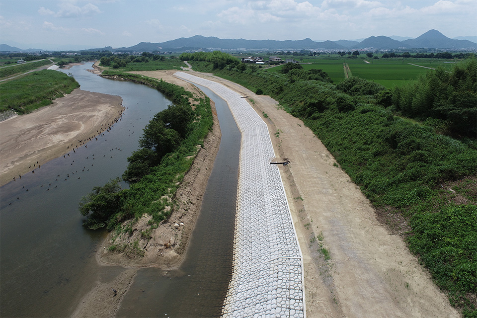 日野川広域河川改修工事